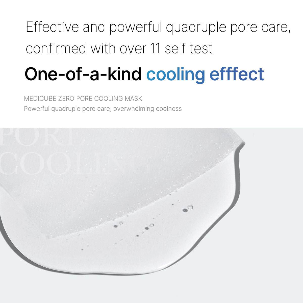 Medicube Zero Pore Cooling Mask