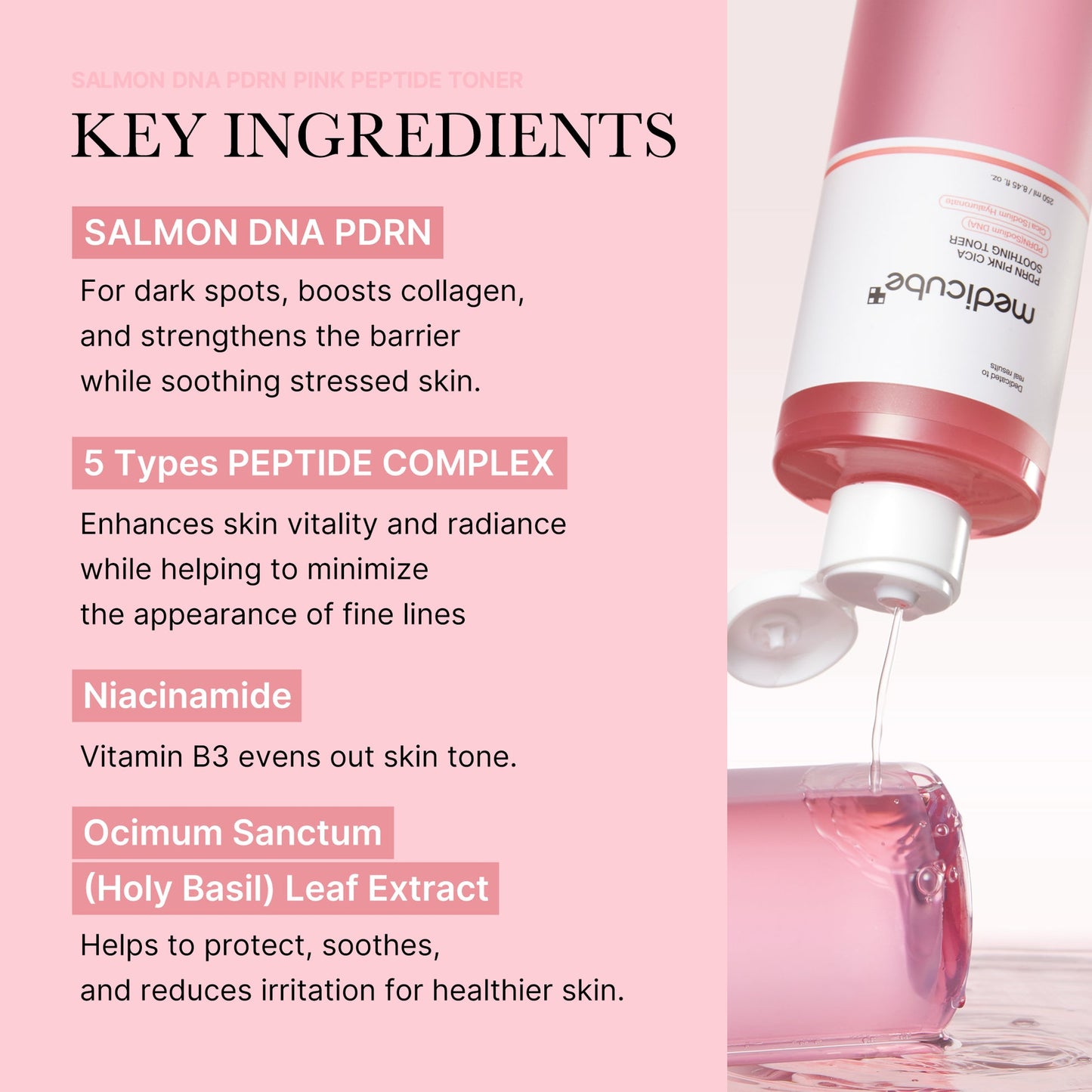 Medicube - PDRN Pink Cica Soothing Toner