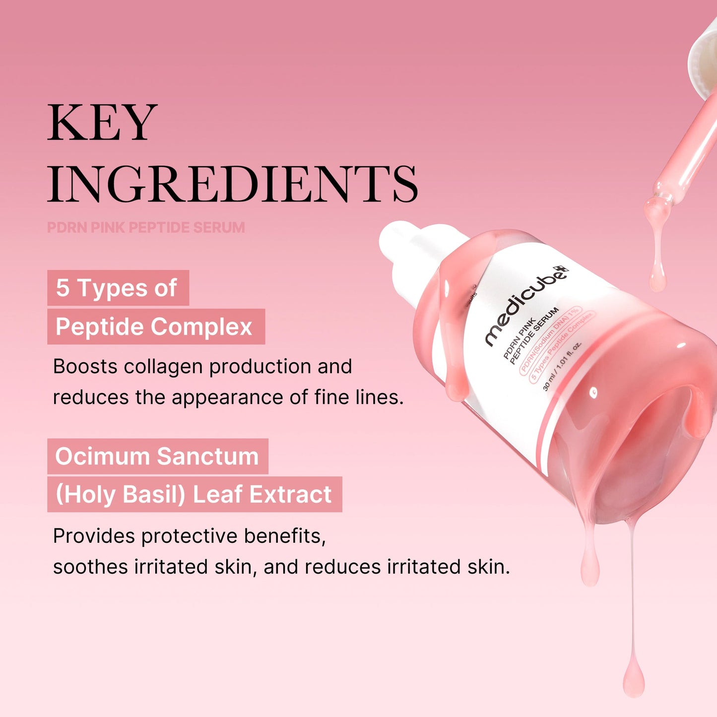 Medicube - PDRN Pink Peptide Serum