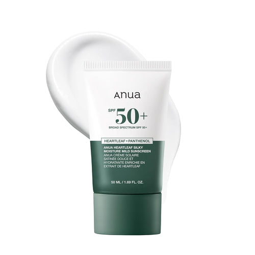Anua Heartleaf Silky Moisture Sun Cream SPF 50+ PA++++