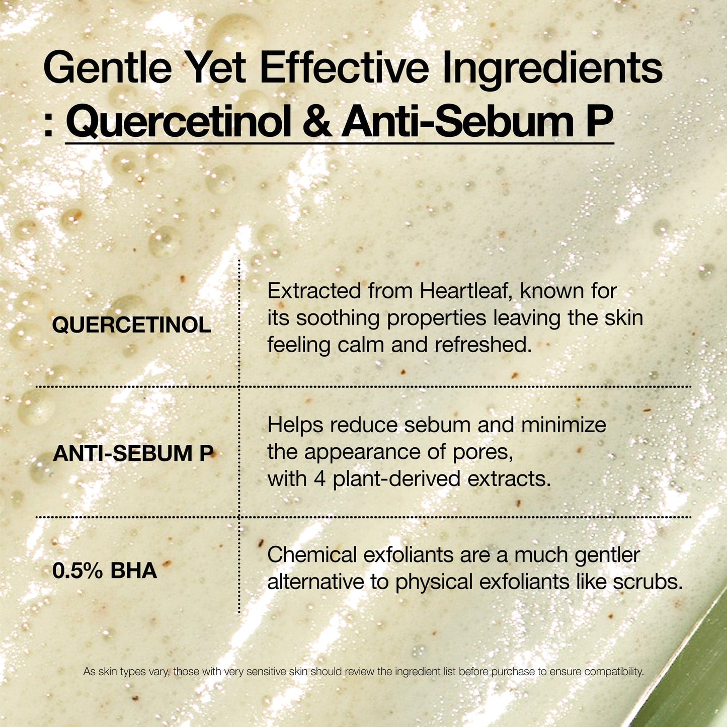 Anua Heartleaf Quercetinol Facial Deep Pore Cleansing Foam For Oily Skin