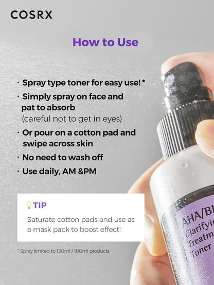 COSRX - AHA/BHA Clarifying Treatment Toner