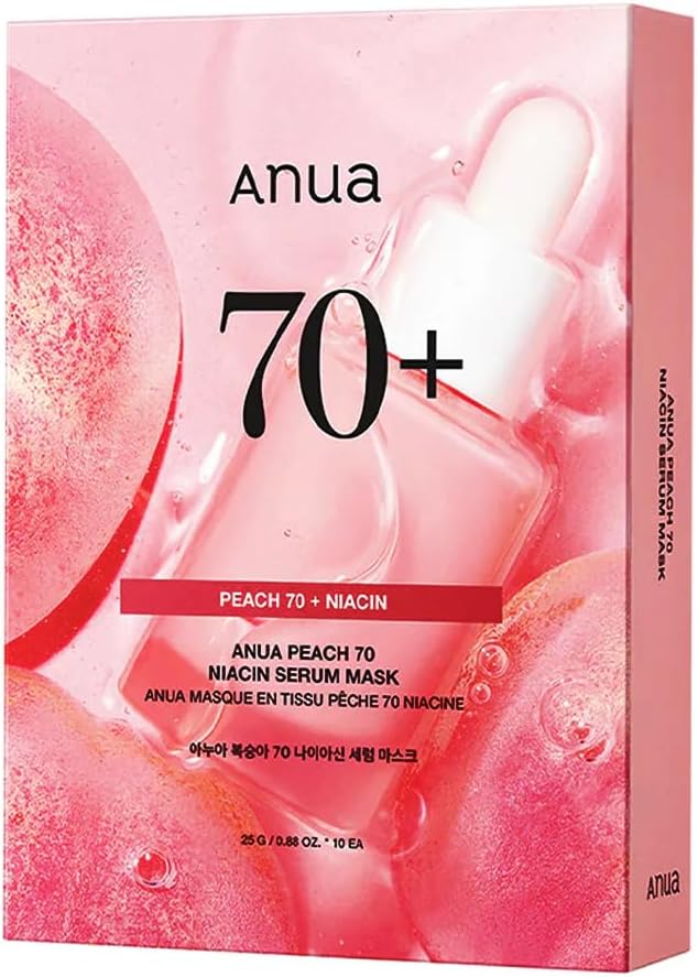 Anua Peach 70% Niacin Serum Mask