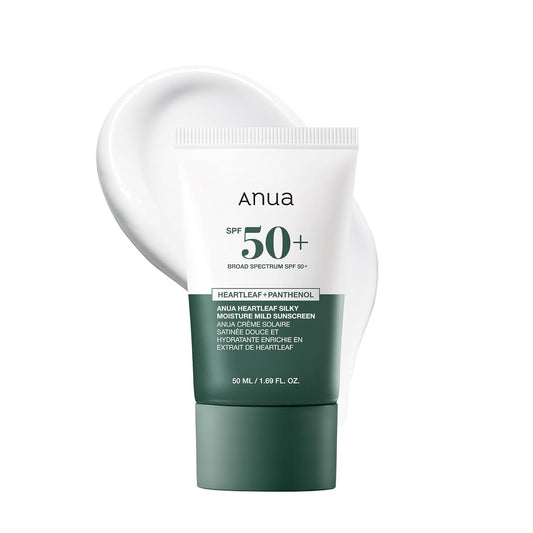 Anua Heartleaf Silky Moisture Sun Cream SPF 50+ PA++++