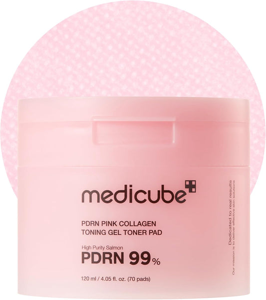 medicube - PDRN Pink Collagen Toning Gel Toner Pad