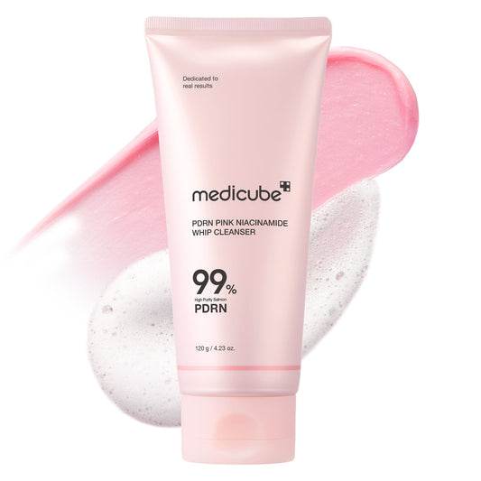 medicube pdrn pink niacinamide whip cleanser