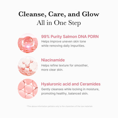 medicube pdrn pink niacinamide whip cleanser