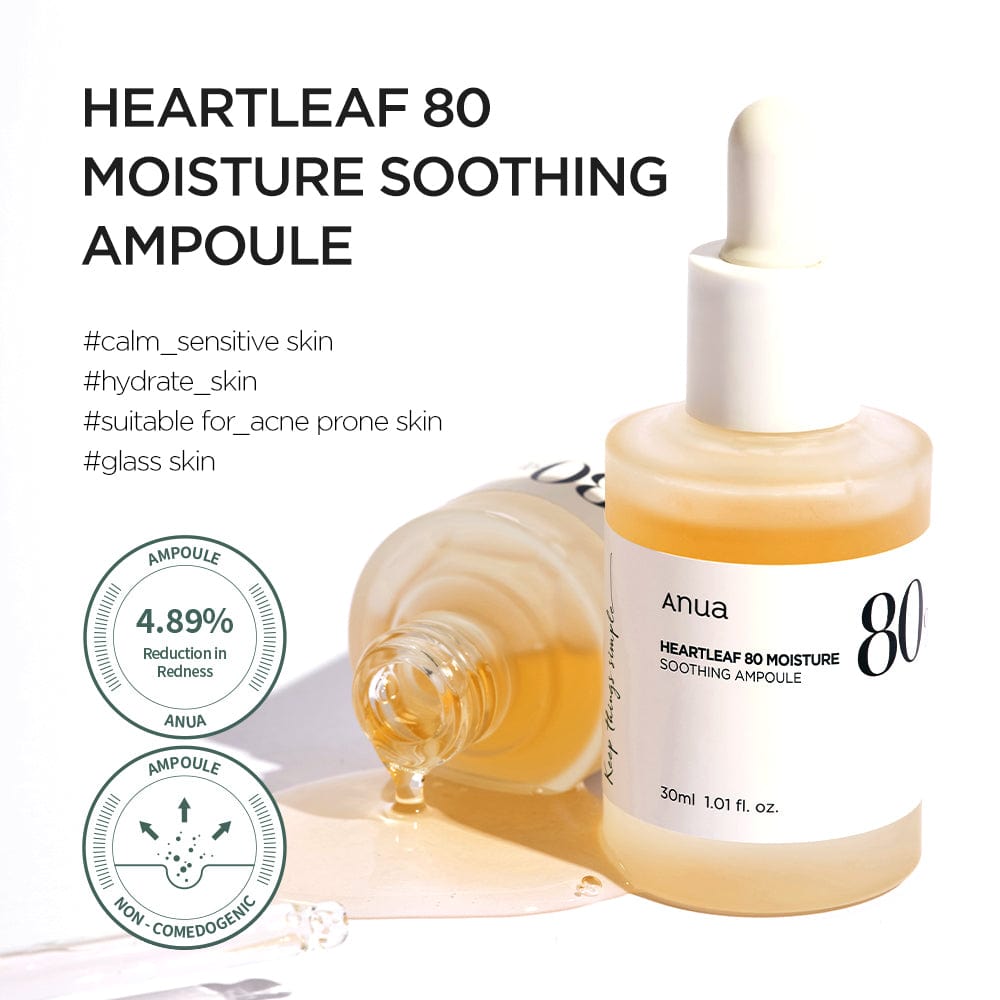 Anua - Heartleaf 80% Moisture Soothing Ampoule