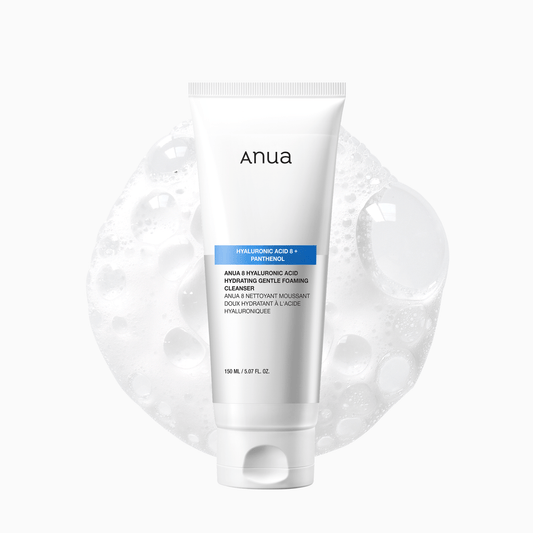 Anua 8 Hyaluronic Acid Hydrating Gentle Foaming Cleanser