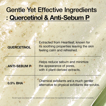 Anua Heartleaf Quercetinol Facial Deep Pore Cleansing Foam For Oily Skin